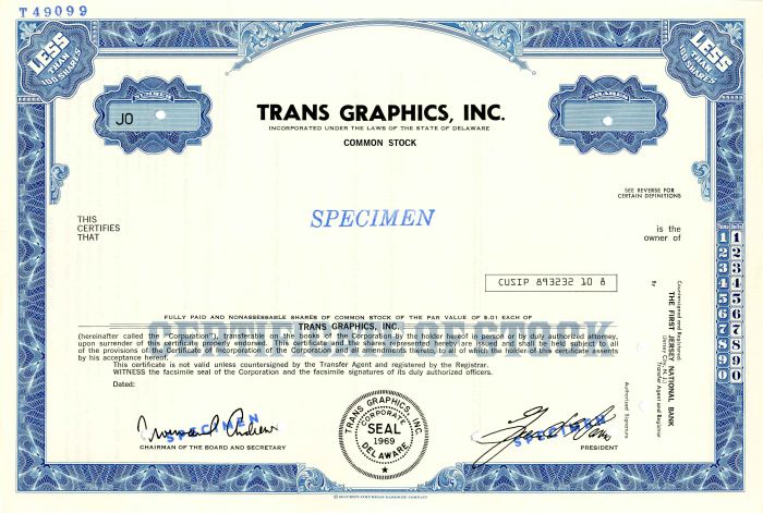 Trans Graphics, Inc.