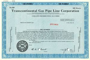 Transcontinental Gas Pipe Line Corporation