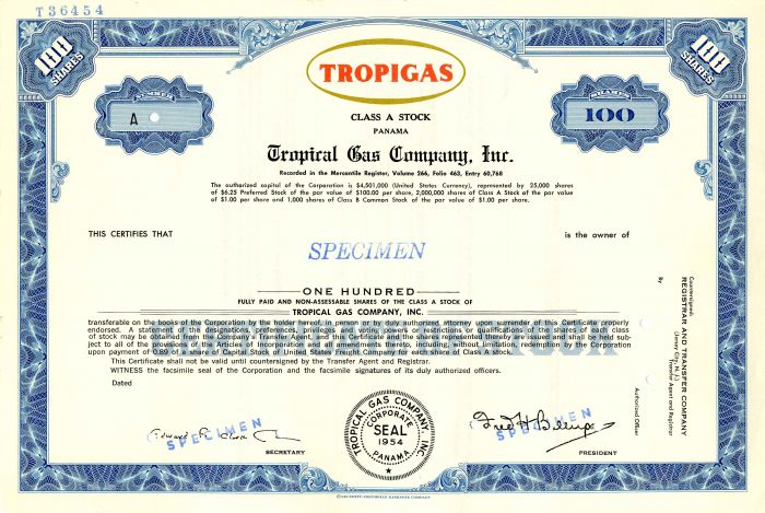 Tropical Gas Co., Inc.