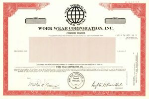 Work Wear Corporation, Inc.