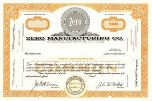 Zero Manufacturing Co.