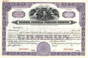 Central Franklin Process Co. - Specimen Stock