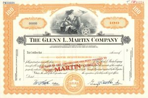 Glenn L. Martin Co. - Specimen Stock