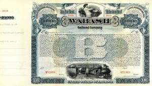 Wabash Railroad Co. - $10,000 or $1,000 Speciman Bond