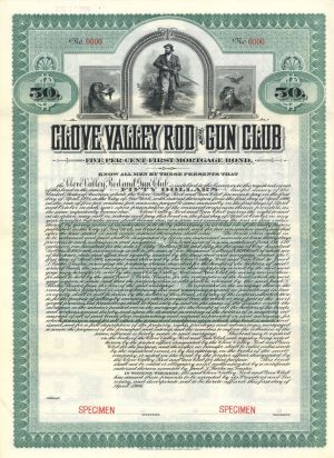 Clove Valley Rod and Gun Club - $50 Specimen Bond