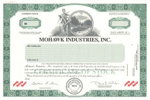 Mohawk Industries, Inc. - Specimen Stock Certificate