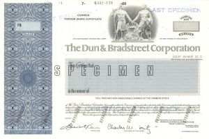 Dun and Bradstreet Corp. - Specimen Stock Certificate