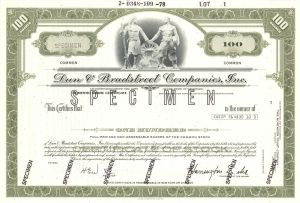 Dun and Bradstreet Companies, Inc. - Specimen Stock Certificate