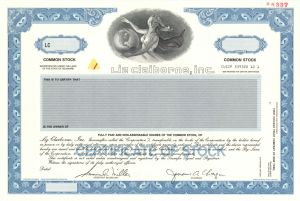 Liz Claiborne, Inc. -  Specimen Stock Certificate