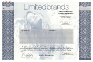 Limited Brands, Inc.  -  2002 Specimen Stock Certificate