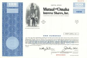 Mutual of Omaha Interest Shares, Inc. - Specimen Stock Certificate