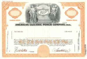 American Electric Power Company, Inc. - Specimen Stock Certificate