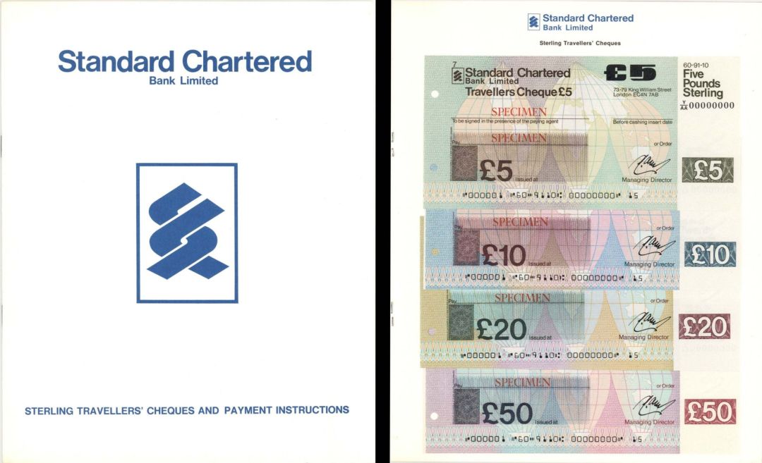 Standard Chartered Bank Limited - Specimen Checks