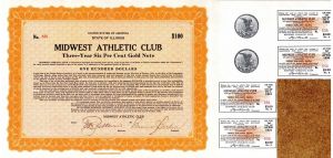 Midwest Athletic Club - $100 Bond