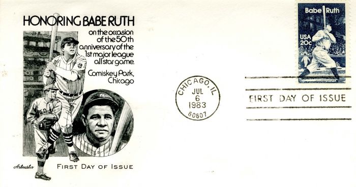 Envelope Commemorating Babe Ruth