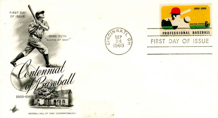 Envelope Commemorating Centennial of Base Ball