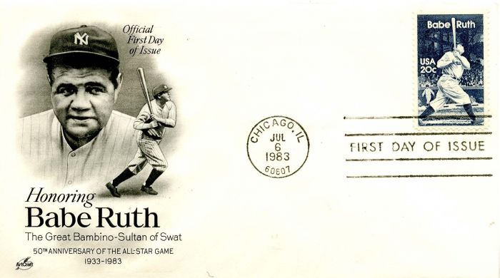 Envelope Commemorating Babe Ruth
