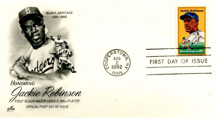 Envelope Honoring Jackie Robinson