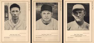Lefty Grove, Jimmy Foxx and Rajah Hornsby Portraits - 1920's-1930's dated Sports Memorabila
