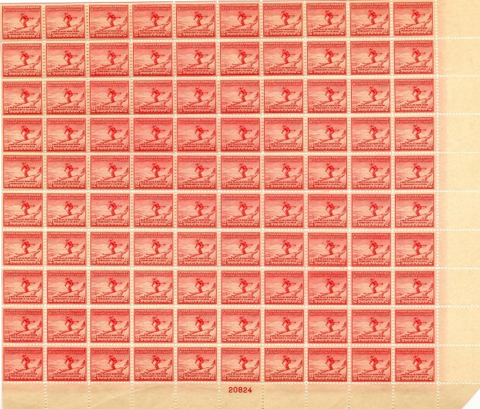 Scott #716 Stamp Sheet