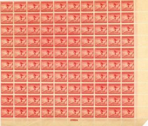 Scott #716 Stamp Sheet