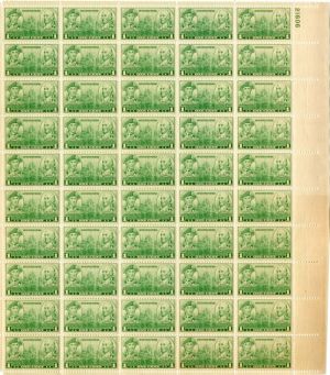 Scott #790 Stamp Sheet