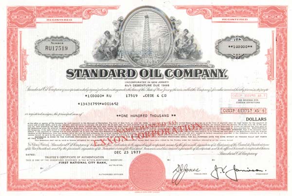 Standard Oil Co - 50 Pieces