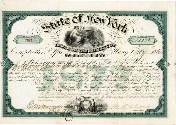 State of New York - Bounty Bond