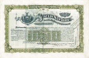 Louis D. Brandeis - State of New York- $1,000 Bond