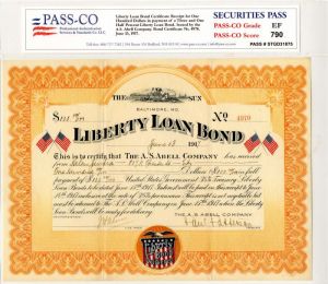 Libert Loan Bond - $100