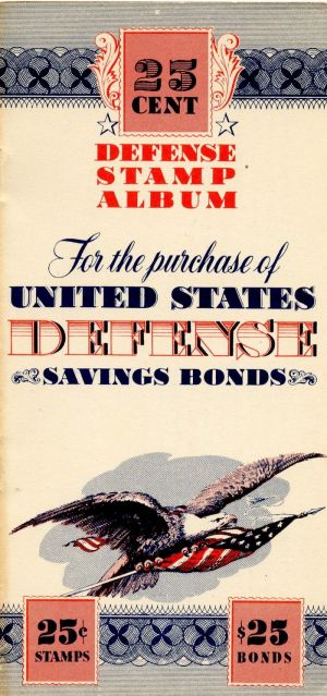 25 Cent Savings Bond Album - U.S. Treasury Bond
