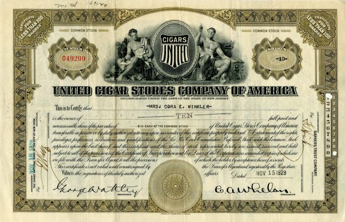 United Cigar Stores Co. of America