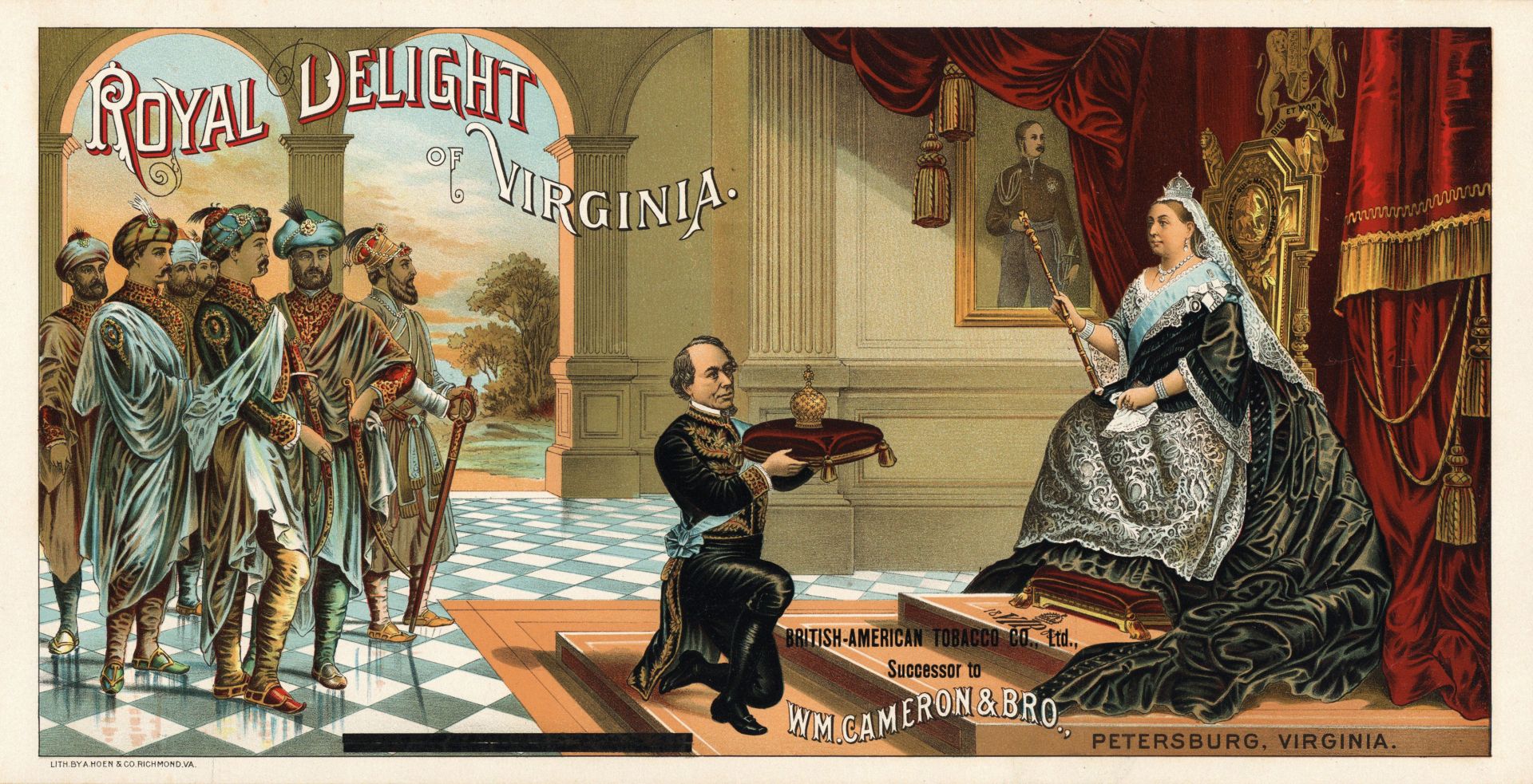 Royal Delight of Virginia - Tobacco Label - Gorgeous