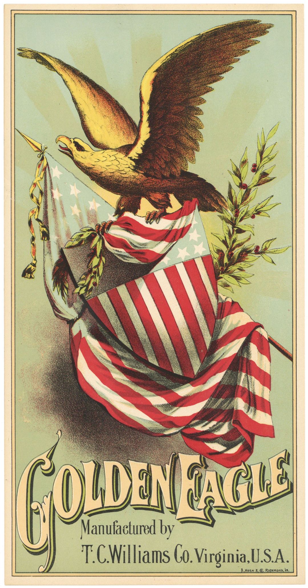Golden Eagle - Tobacco Label - Americana
