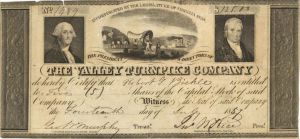 Valley Turnpike Co. - Stock Certificate