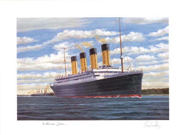 Millvina Dean signed Titanic Print - Survivor of the Titanic