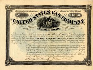 United States Gas Co. - $1,000