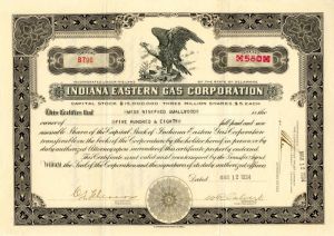 Indiana Eastern Gas Corporation