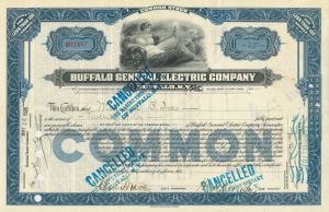 Buffalo General Electric Co. - Stock Certificate