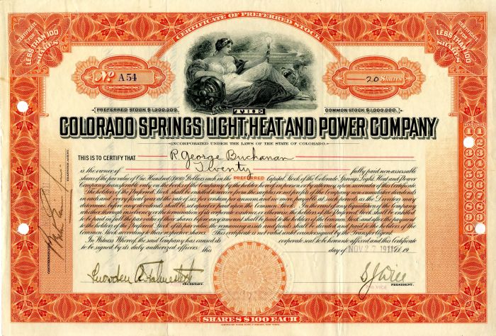 Colorado Springs Light, Heat and Power Co.