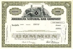 American Natural Gas Co. -  Stock Certificate