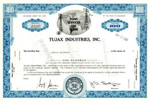Tujax Industries, Inc. - Stock Certificate