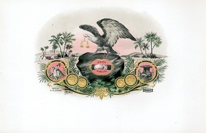 Cigar Box Label Union Forever - <b>Not Actual Cigars</b>