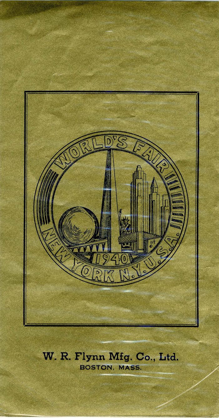 Advertising Sheet at the New York 1940 World's Fair