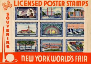 Poster Stamps of New York World's Fair 1939 - Americana