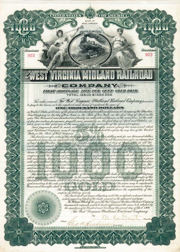 West Virginia Midland Railroad - SOLD