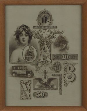 American Bank Note Co. Proof Framed - American Bank Note Company