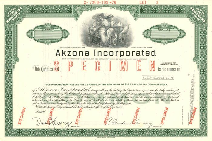 Akzona Incorporated