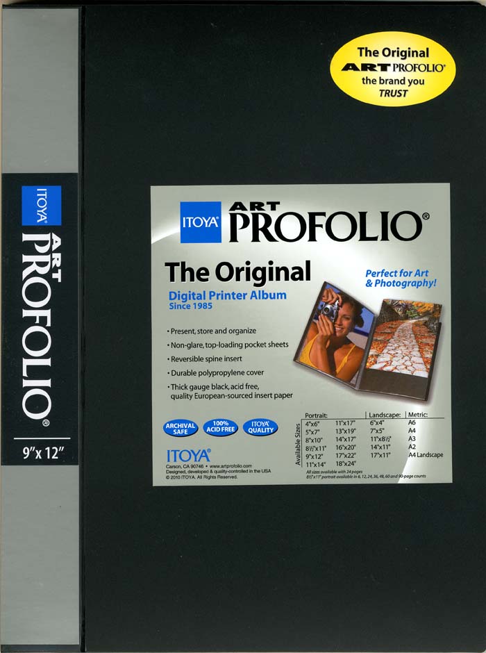 9 x 12 Album - Itoya Portfolio with Acid-Free Paper