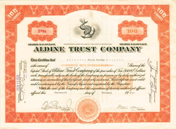 Aldine Trust Co.